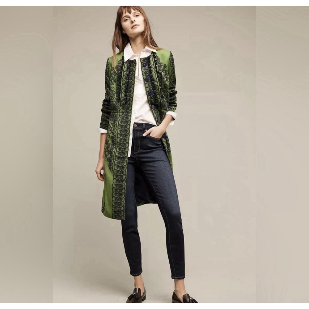 Plenty by Tracy Reese x Anthopologie Pommed Veronika Coat Size 4P